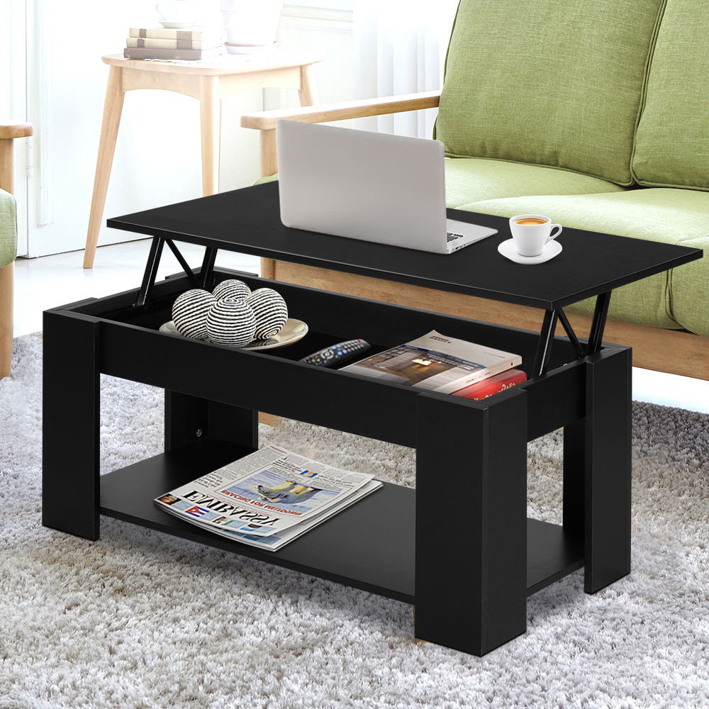Cof-Lift Coffee table storage black - Image 6