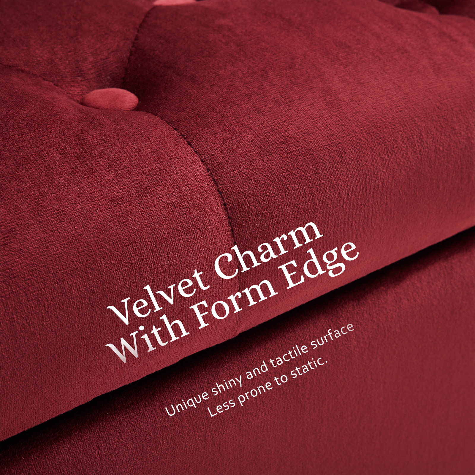 La Bella Storage ottoman bench seat velvet - Image 6
