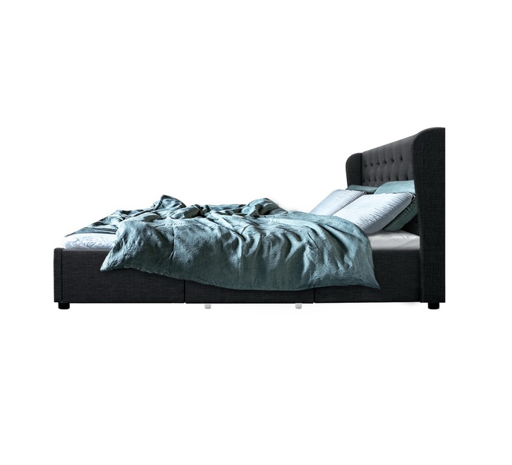 Dara King Wings bed frame with Four Drawer - Image 4