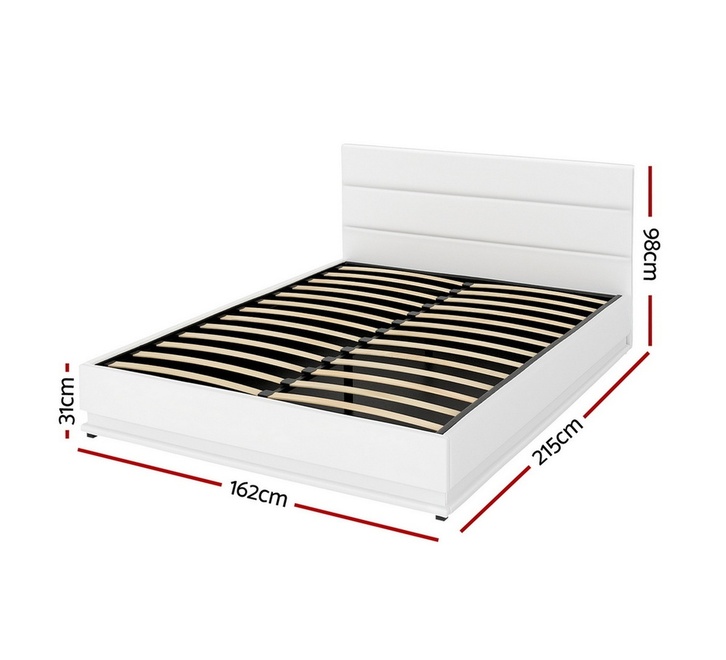 Lomi Queen bed frame with led light & Remote - Image 4