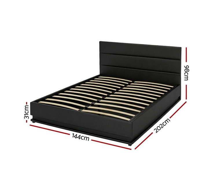 Lumi Double bed frame Storage with led light - Image 4